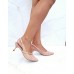                Scarpin Slingback Napa Salto Fino Bico Fino Detalhe Fivela  Nude - Scarpin SS - Levit Calçados